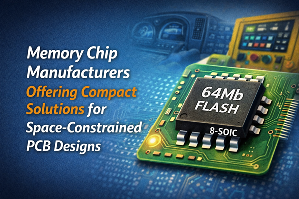 Memory Chip Manufacturers Offering Compact Solutions for Space-Constrained PCB Designs