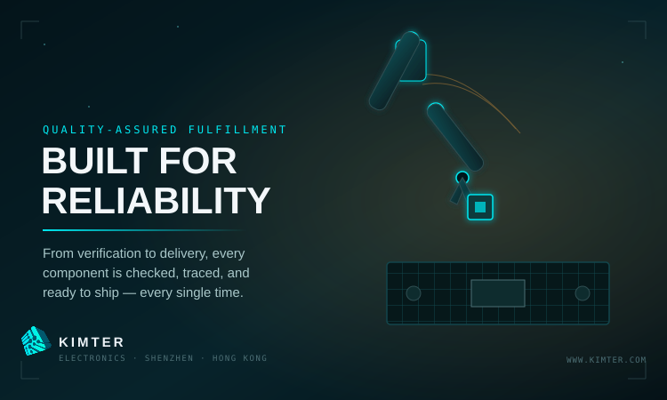 Kimter Electronics – Quality-Assured Electronic Component Fulfillment & Verified Supply Chain